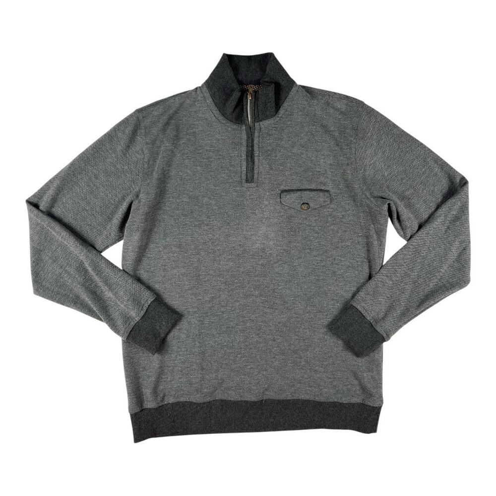 Hammer Made Quarter Zip Men's Cotton Sweater Large L